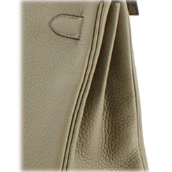 Hermès Vintage - Taurillon Clemence Kelly 28 - Gray - Leather Handbag - Avvenice