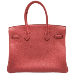 Hermès Vintage - Taurillon Clemence Birkin 30 - Pink - Leather Handbag - Avvenice