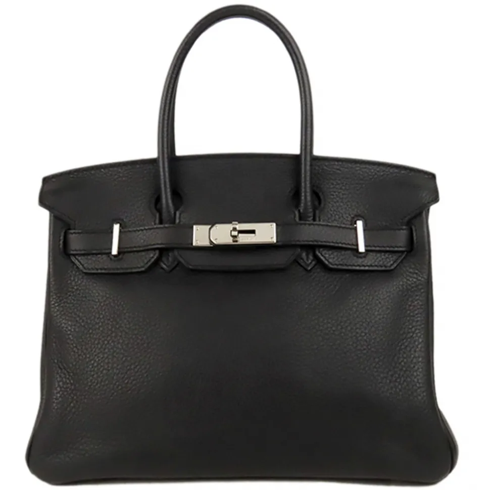 Hermès Vintage - Taurillon Birkin 30 - Black - Leather Handbag - Avvenice