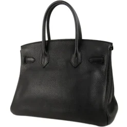 Hermès Vintage - Taurillon Birkin 30 - Black - Leather Handbag - Avvenice