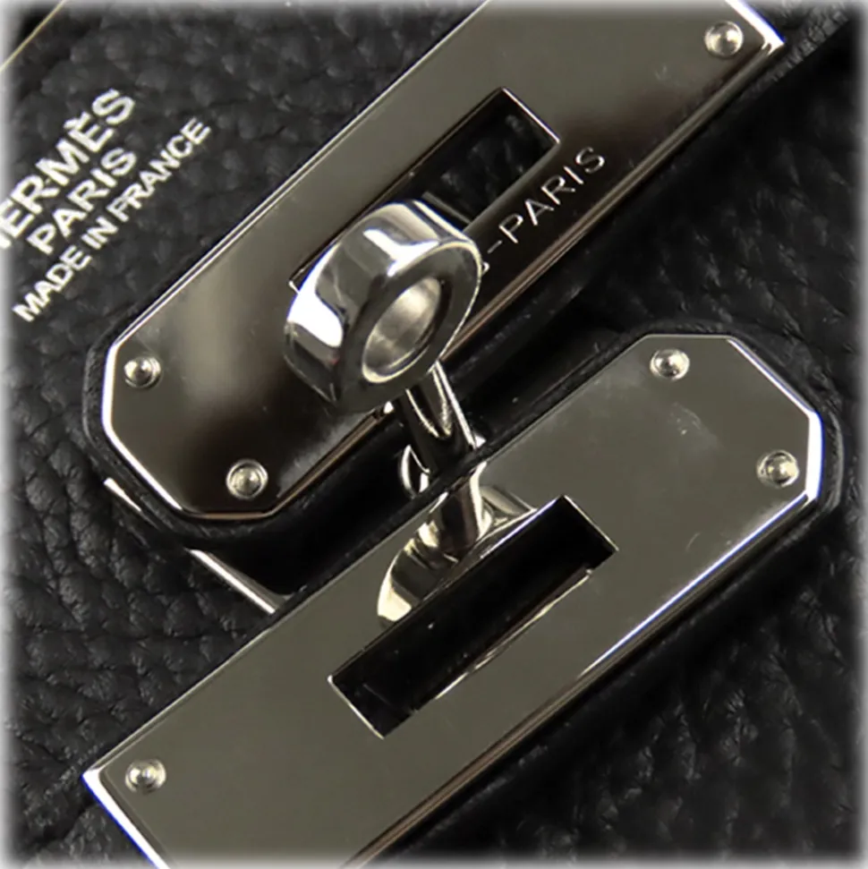 Hermès Vintage - Taurillon Birkin 30 - Black - Leather Handbag - Avvenice