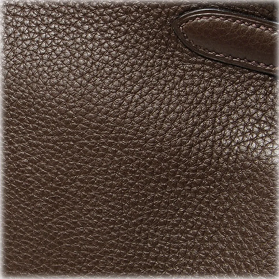 Hermès Vintage - Taurillon Clemence Kelly Retourne 32 - Dark Brown - Leather Handbag - Avvenice
