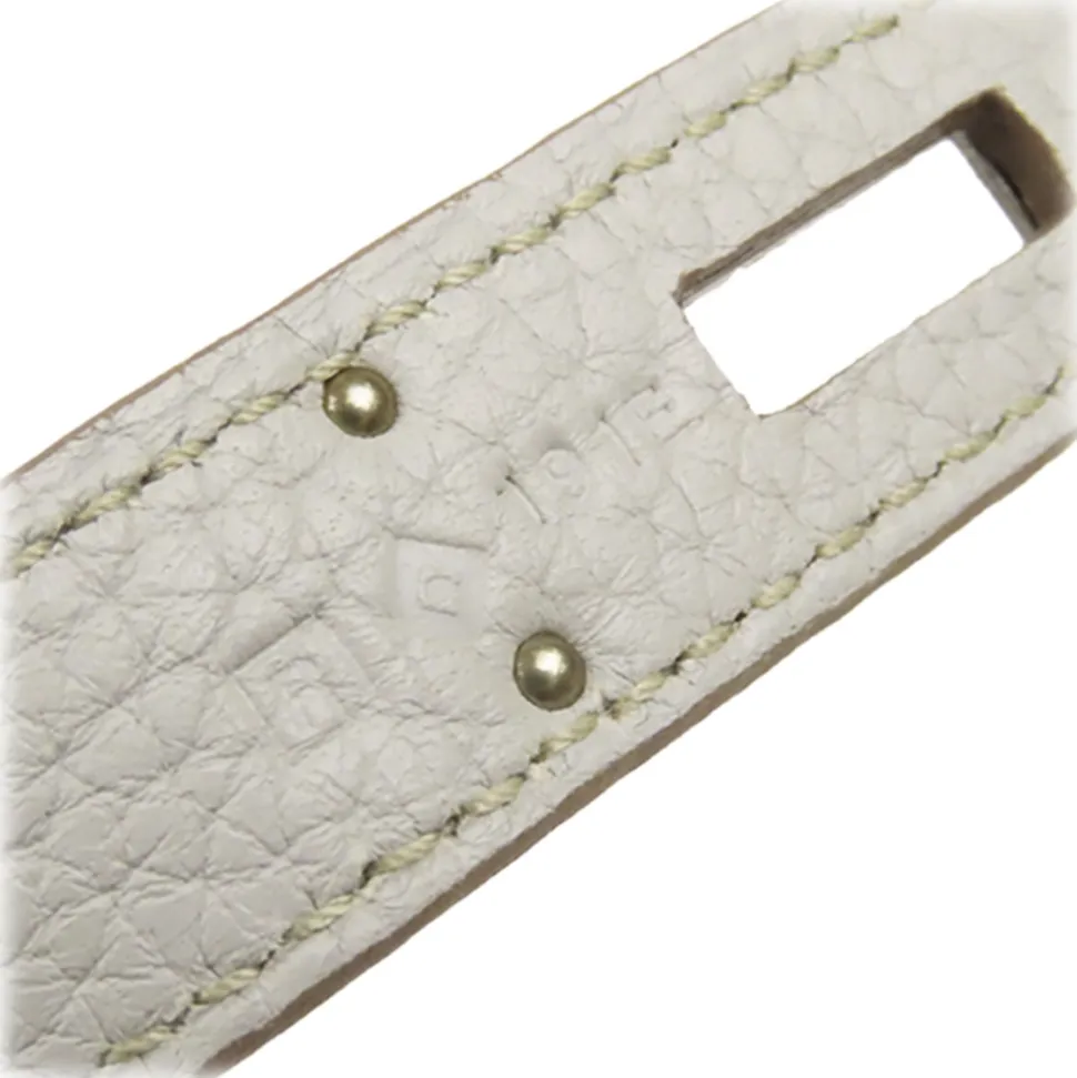 Hermès Vintage - Taurillon Birkin 30 - Light Gray - Leather Handbag - Avvenice