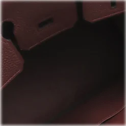 Hermès Vintage - Togo Birkin 25 - Red Burgundy - Leather Handbag - Avvenice