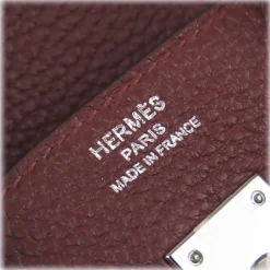 Hermès Vintage - Togo Birkin 25 - Red Burgundy - Leather Handbag - Avvenice