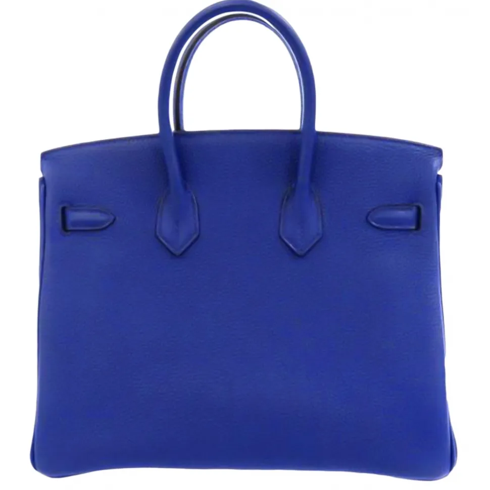 Hermès Vintage - Togo Birkin 25 - Blue - Leather Handbag - Avvenice