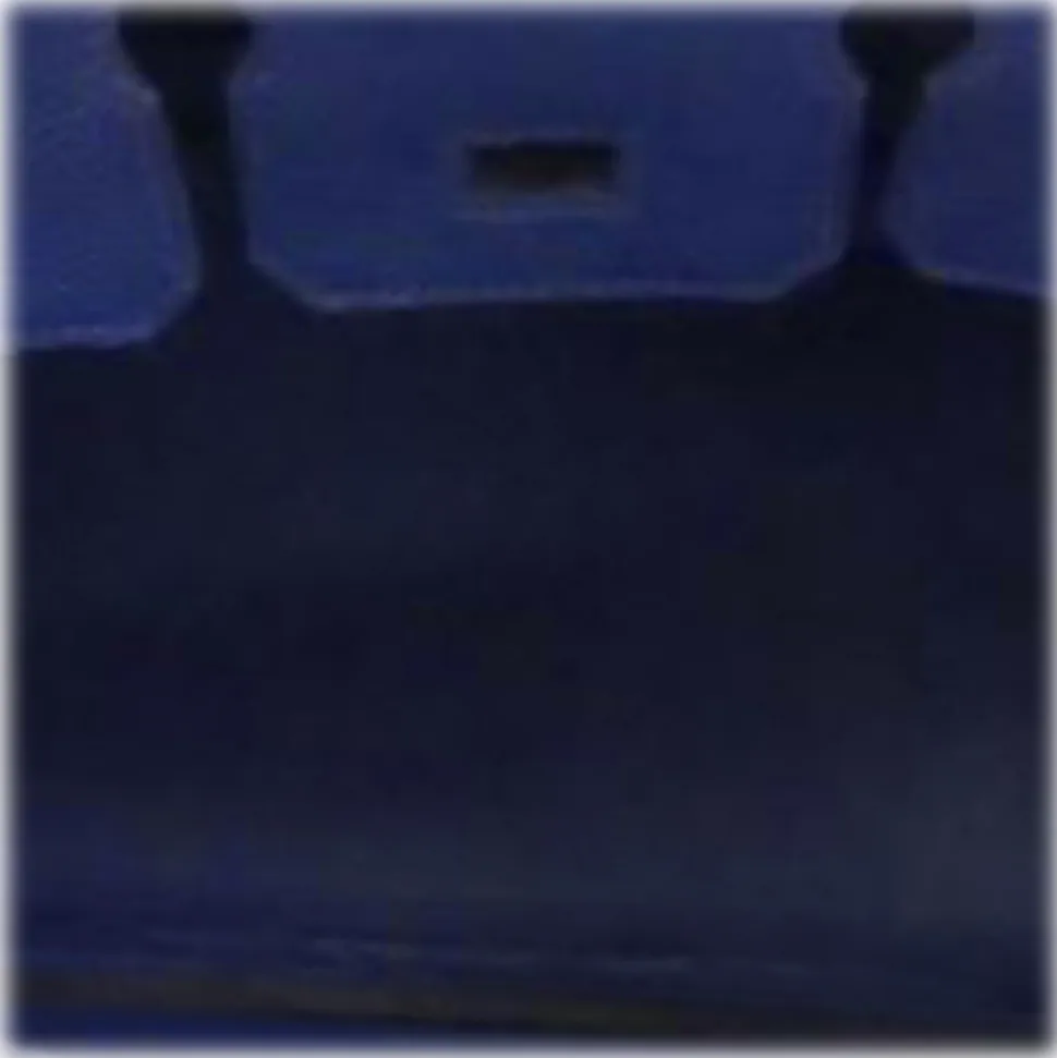 Hermès Vintage - Togo Birkin 25 - Blue - Leather Handbag - Avvenice