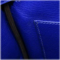 Hermès Vintage - Togo Birkin 25 - Blue - Leather Handbag - Avvenice