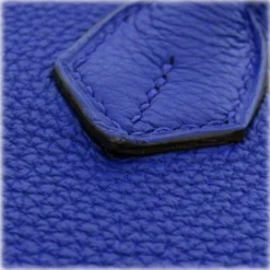 Hermès Vintage - Togo Birkin 25 - Blue - Leather Handbag - Avvenice