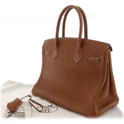 Hermès Vintage - Togo Birkin 30 - Brown - Leather Handbag - Avvenice