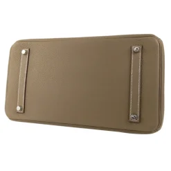 Hermès Vintage - Togo Birkin 35 - Brown Taupe - Leather Handbag - Avvenice