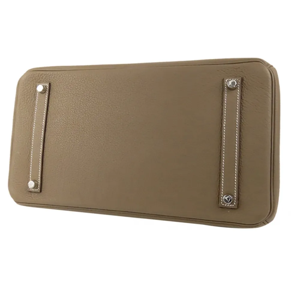 Hermès Vintage - Togo Birkin 35 - Brown Taupe - Leather Handbag - Avvenice