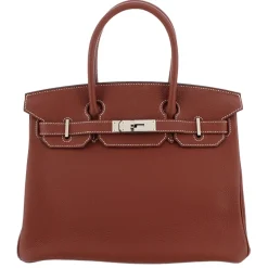 Hermès Vintage - Togo Birkin 30 - Red Burgundy - Leather Handbag - Avvenice