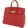 Hermès Vintage - Togo Birkin 25 - Red - Leather Handbag - Avvenice