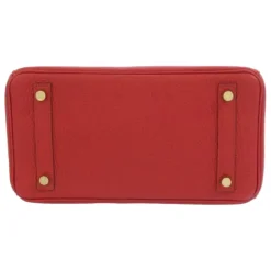 Hermès Vintage - Togo Birkin 25 - Red - Leather Handbag - Avvenice