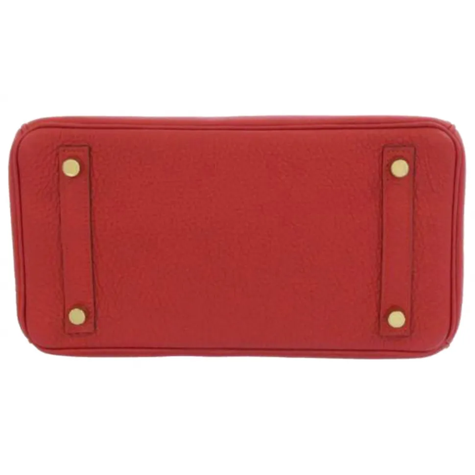Hermès Vintage - Togo Birkin 25 - Red - Leather Handbag - Avvenice