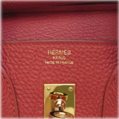 Hermès Vintage - Togo Birkin 25 - Red - Leather Handbag - Avvenice