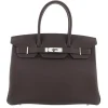 Hermès Vintage - Togo Birkin 30 - Dark Brown - Leather Handbag - Avvenice