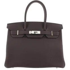 Hermès Vintage - Togo Birkin 30 - Dark Brown - Leather Handbag - Avvenice