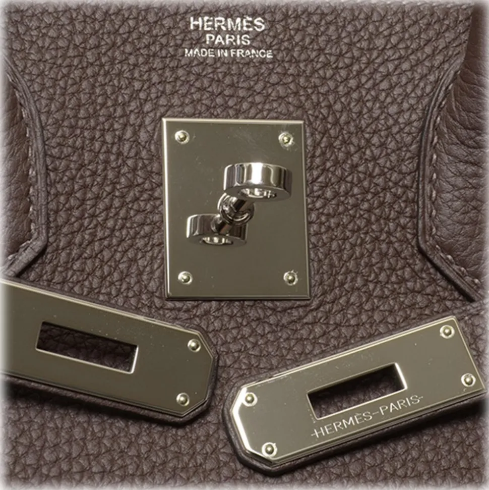 Hermès Vintage - Togo Birkin 30 - Dark Brown - Leather Handbag - Avvenice