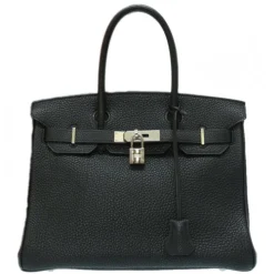 Hermès Vintage - Togo Birkin 30 Bag - Black - Leather and Calf Handbag - Luxury High Quality - Avvenice