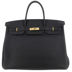 Hermès Vintage - Togo Birkin 40 - Black - Leather Handbag - Avvenice