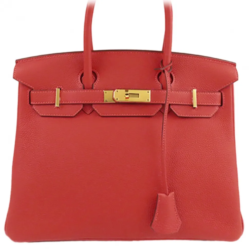 Hermès Vintage - Togo Birkin 30 - Red - Leather Handbag - Avvenice