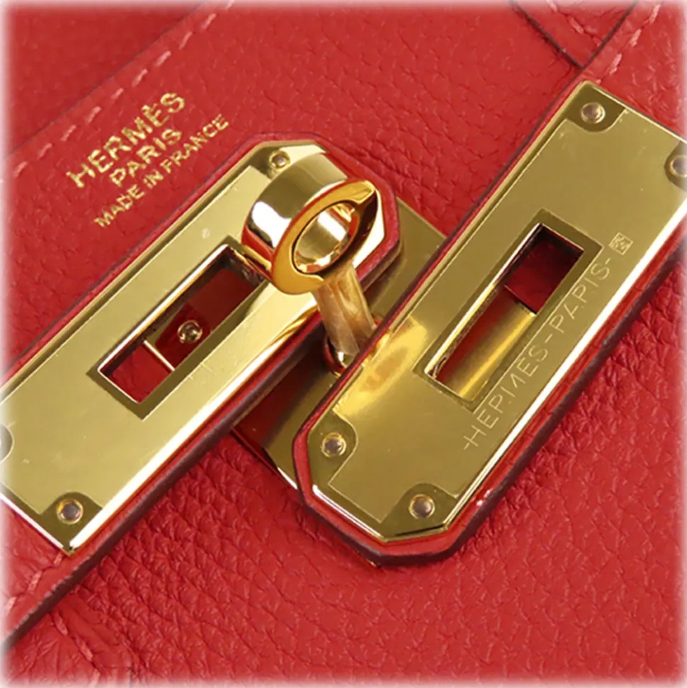 Hermès Vintage - Togo Birkin 30 - Red - Leather Handbag - Avvenice