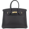 Hermès Vintage - Togo Birkin 35 - Black - Leather Handbag - Avvenice