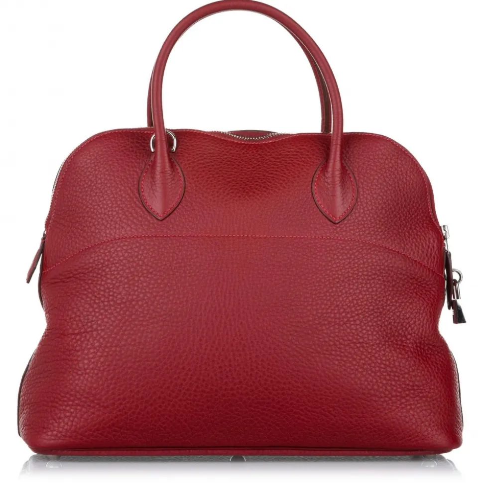 Hermès Vintage - Togo Bolide 35 - Red - Leather Handbag - Avvenice