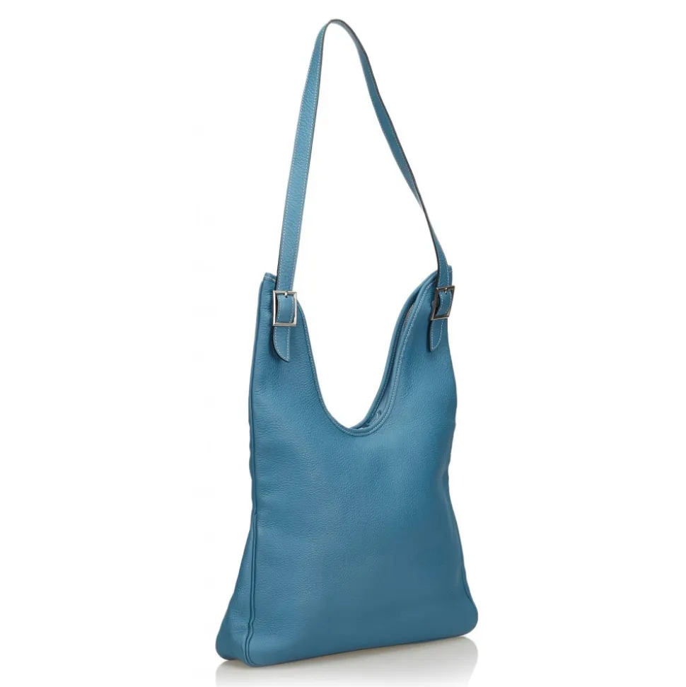 Hermès Vintage - Togo Leather Massai PM Bag - Blue - Leather Handbag - Luxury High Quality - Avvenice