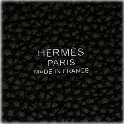 Hermès Vintage - Togo Picotin 18 - Black - Leather Handbag - Avvenice