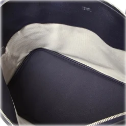 Hermès Vintage - Togo Shark Bolide 45 - Blue Navy - Leather Handbag - Avvenice