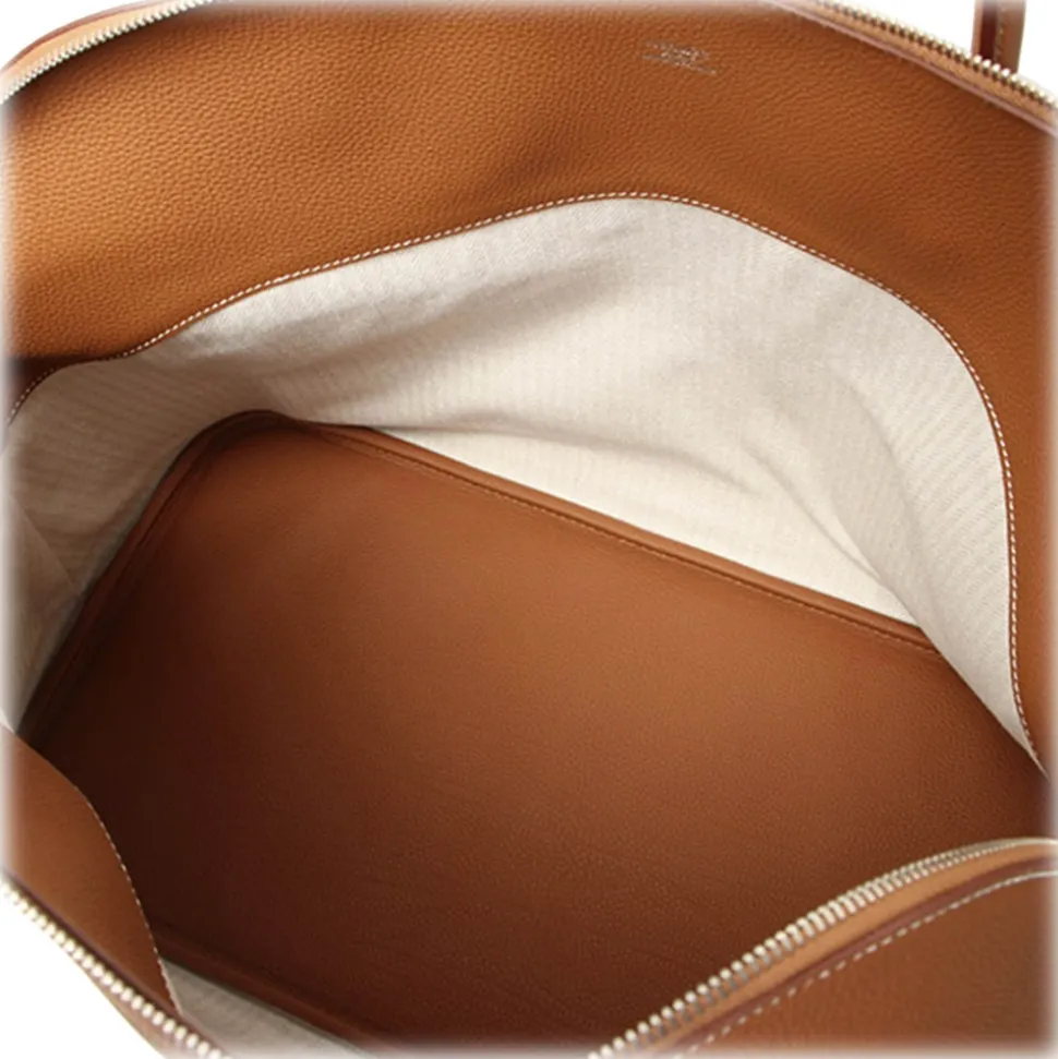 Hermès Vintage - Togo Shark Bolide 45 - Brown - Leather Handbag - Avvenice