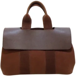 Hermès Vintage - Valparaiso Long PM - Brown - Leather Handbag - Avvenice