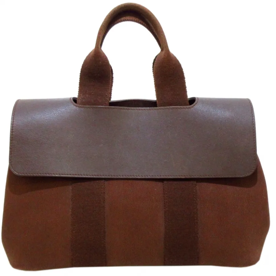 Hermès Vintage - Valparaiso Long PM - Brown - Leather Handbag - Avvenice