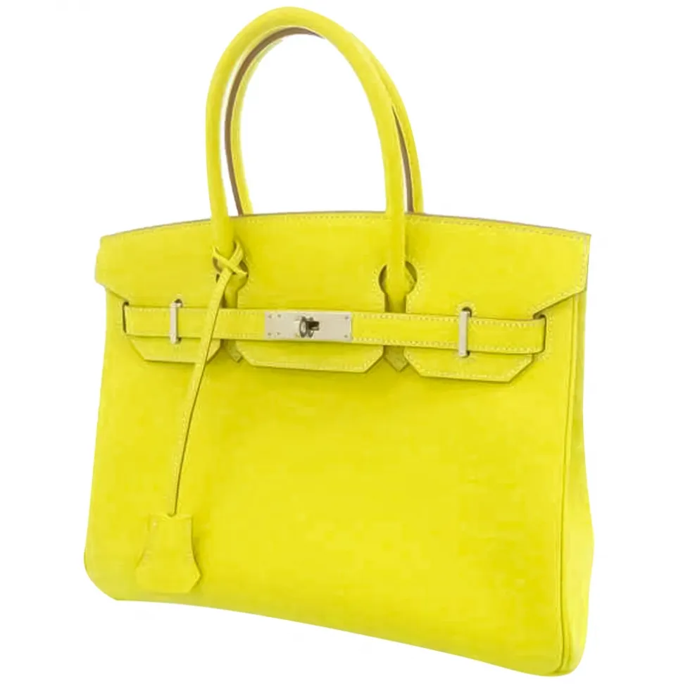 Hermès Vintage - Vaux Epsom Birkin 30 - Yellow - Leather Handbag - Avvenice