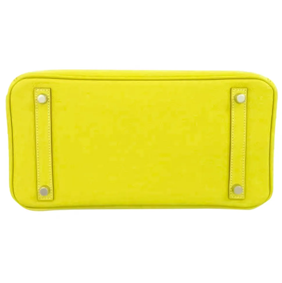 Hermès Vintage - Vaux Epsom Birkin 30 - Yellow - Leather Handbag - Avvenice