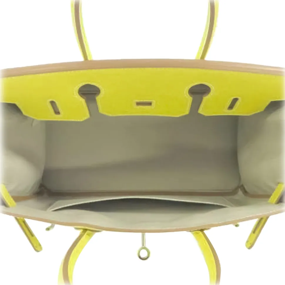 Hermès Vintage - Vaux Epsom Birkin 30 - Yellow - Leather Handbag - Avvenice