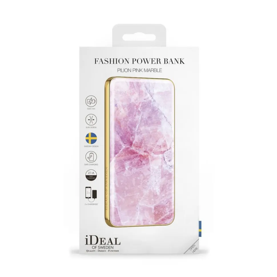 iDeal of Sweden - Fashion Power Bank - Pilion Pink Marble - iPhone Samsung Sony - New Fashion Collection - Avvenice