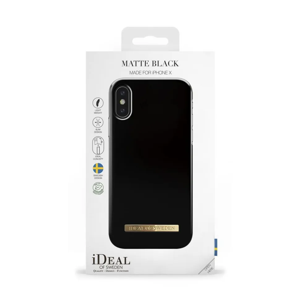 iDeal of Sweden - Fashion Case Cover - Matte Black - iPhone X / XS - iPhone Case - New Fashion Collection - Avvenice