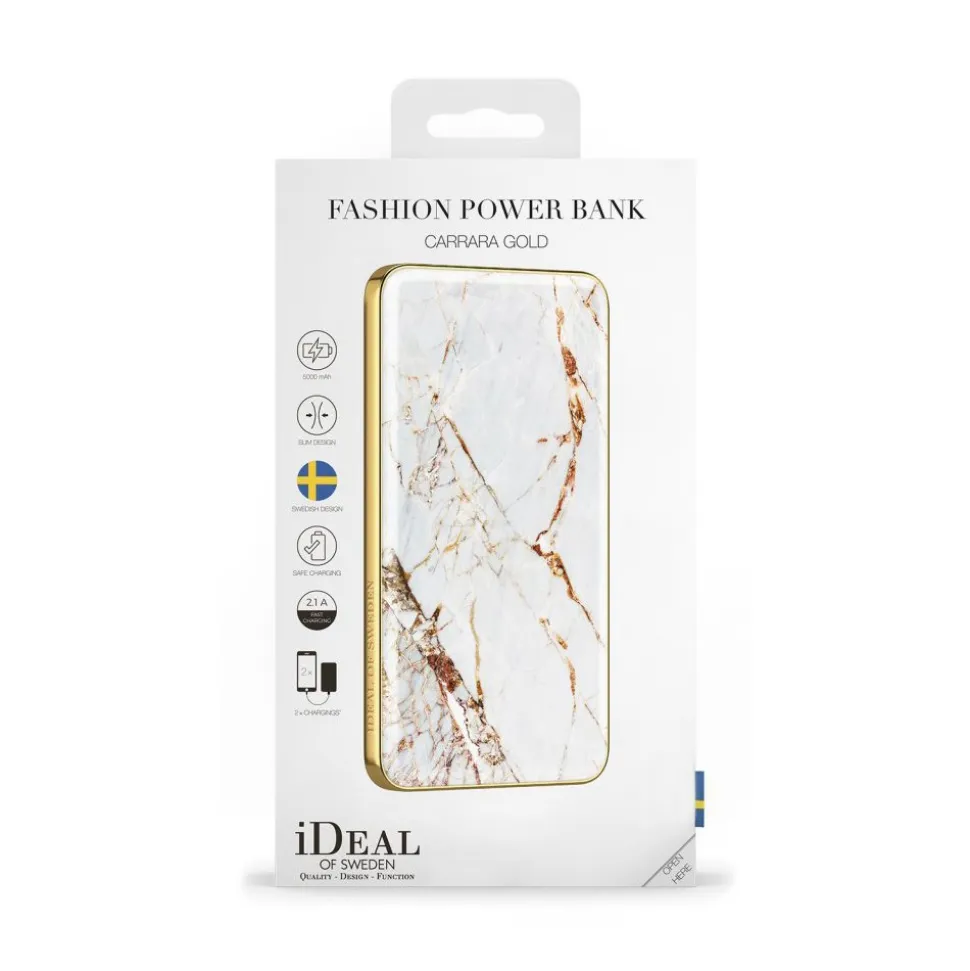 iDeal of Sweden - Fashion Power Bank - Carrara Gold - iPhone Samsung Sony - New Fashion Collection - Avvenice