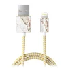 iDeal of Sweden - Fashion Cable - Carrara Gold - iPhone - Apple - Lightning MFI Certified by Apple - New Fashion Collection - Avvenice