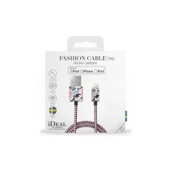 iDeal of Sweden - Fashion Cable - Peony Garden - iPhone - Apple - Lightning MFI Certified by Apple - New Fashion Collection - Avvenice
