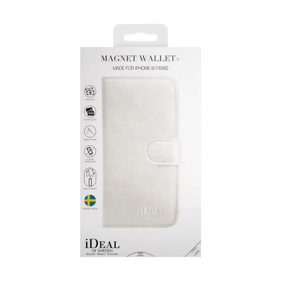 iDeal of Sweden - Magnet Wallet Cover - White - iPhone XR - iPhone Case - New Fashion Collection - Avvenice