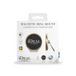iDeal of Sweden - Magnetic Ring Mount Universal - Gold - iPhone - Samsung - Phone Holders & Magnetic Mounts - Avvenice