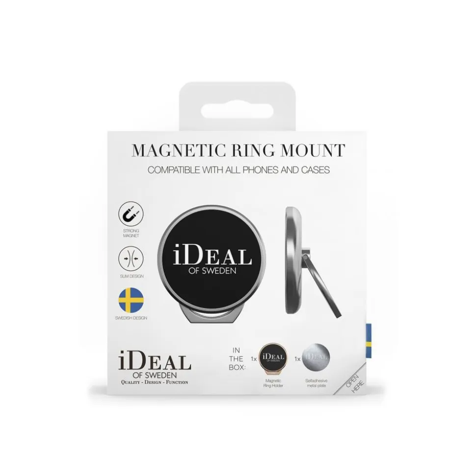iDeal of Sweden - Magnetic Ring Mount Universal - Silver - iPhone - Samsung - Phone Holders & Magnetic Mounts - Avvenice