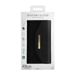 iDeal of Sweden - Mayfair Clutch Cover - Black - iPhone XR - iPhone Case - New Fashion Collection - Avvenice