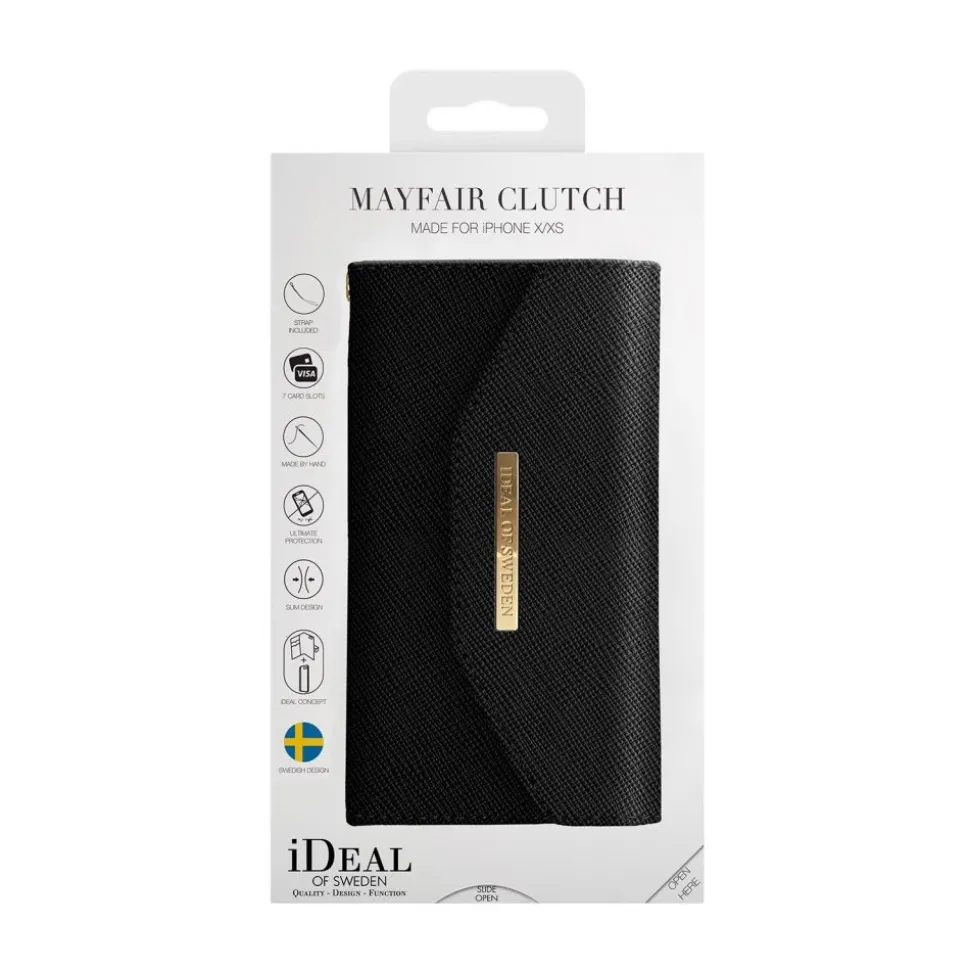 iDeal of Sweden - Mayfair Clutch Cover - Black - iPhone XR - iPhone Case - New Fashion Collection - Avvenice