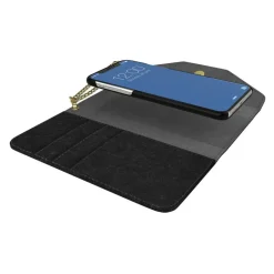 iDeal of Sweden - Mayfair Clutch Velvet Cover - Black - iPhone 8 / 7 / 6 / 6s - iPhone Case - New Fashion Collection - Avvenice